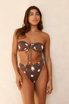 Amalfi String Tie Bandeau Bikini Top