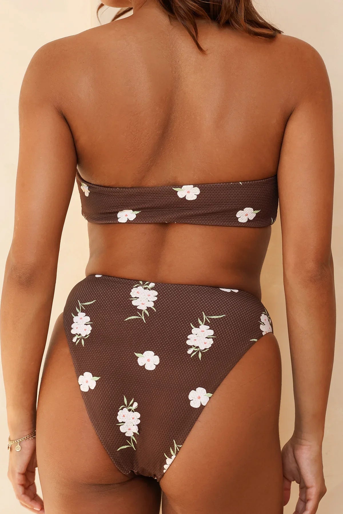 Amalfi String Tie Bandeau Bikini Top