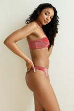 Amalfi String Tie Bandeau Bikini Top