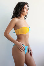 Lotus Bandeau Bikini Top