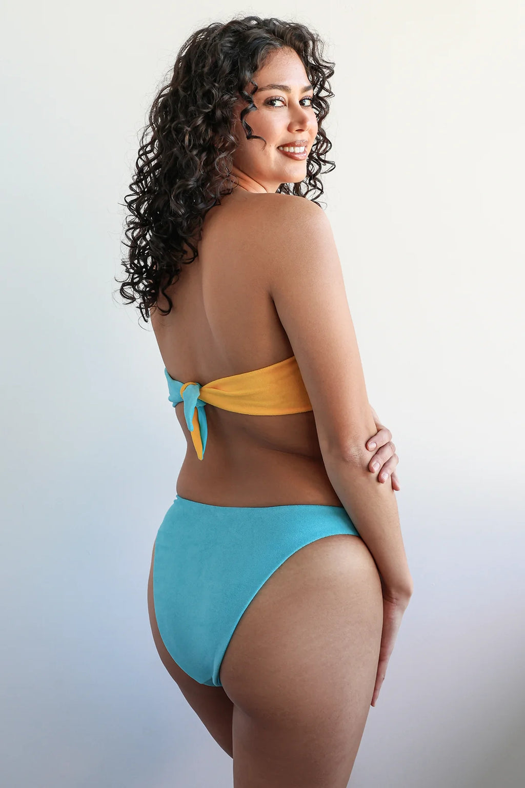 Lotus Bandeau Bikini Top