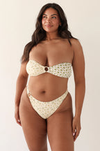 Lotus Bandeau Bikini Top