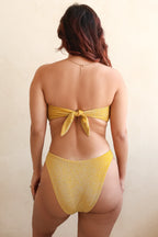 Lotus Bandeau Bikini Top