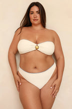 Lotus Bandeau Bikini Top