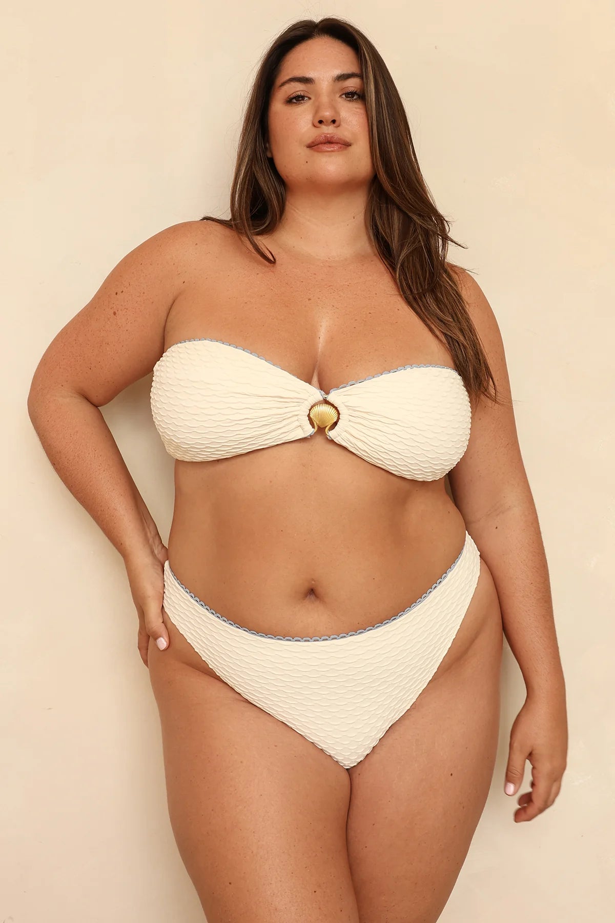 Lotus Bandeau Bikini Top