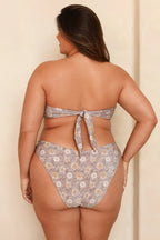 Lotus Bandeau Bikini Top