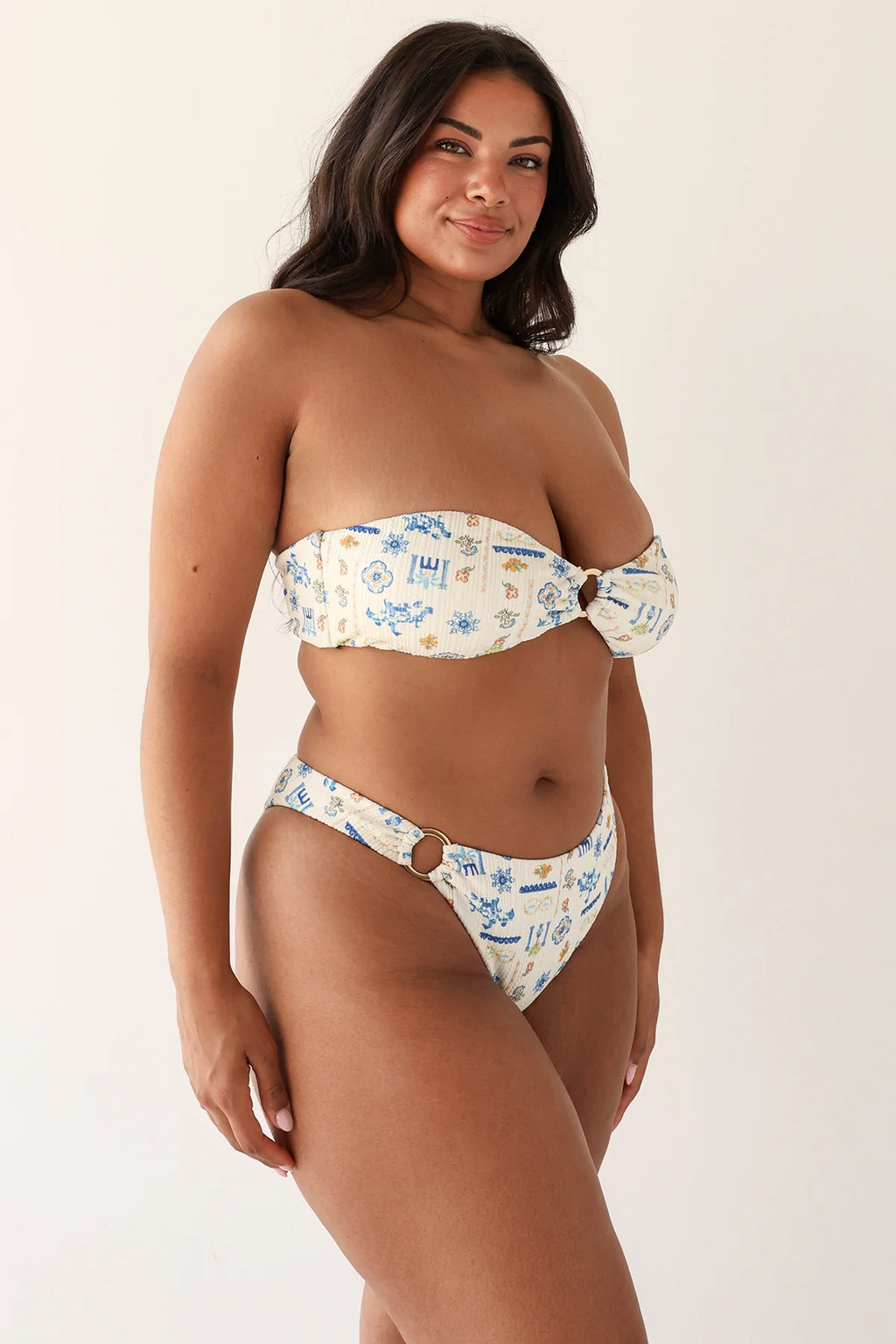 Lotus Bandeau Bikini Top