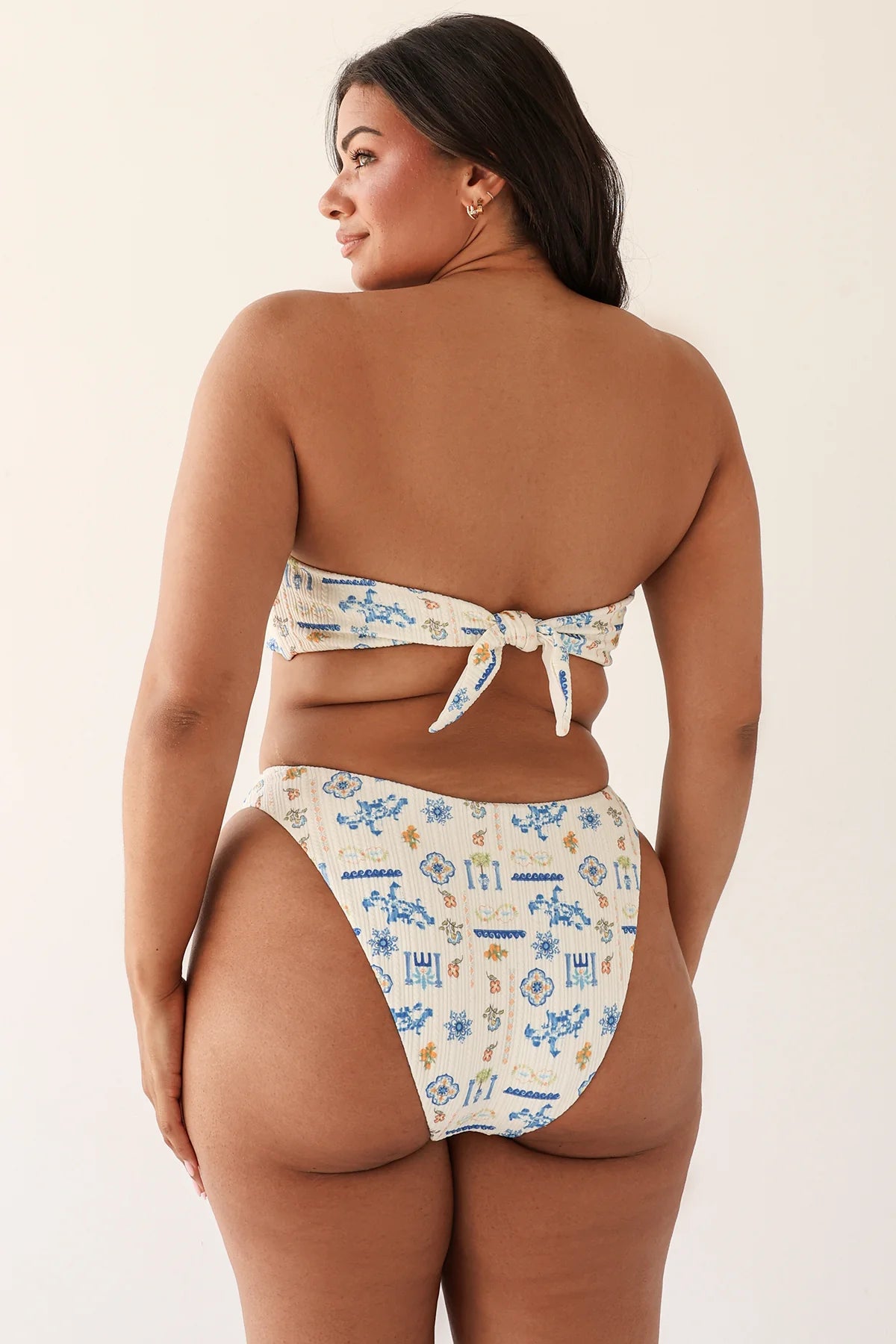 Lotus Bandeau Bikini Top