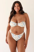 Lotus Bandeau Bikini Top