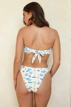 Lotus Bandeau Bikini Top