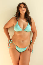 Aqua Sky Triangle Super Cheeky Set