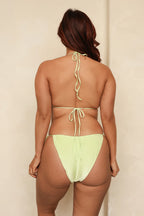 Palm Triangle Bikini Top