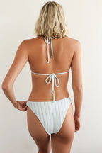 Palm Tie Back Triangle Bikini Top