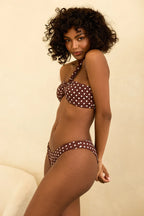 Frankie Asymmetrical  Bandeau Bikini Top