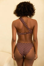 Frankie Asymmetrical  Bandeau Bikini Top