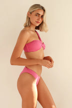 Frankie Asymmetrical Bandeau Bikini Top