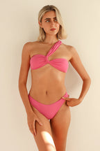 Frankie Asymmetrical Bandeau Bikini Top