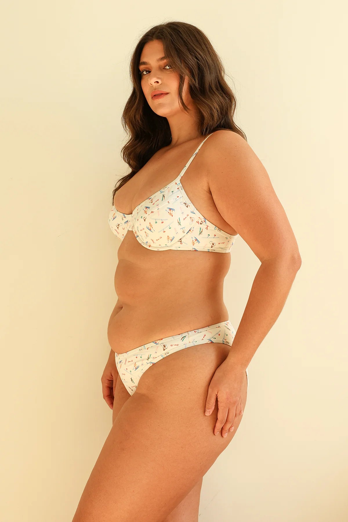 Hit The Slopes Underwire Cheeky Set