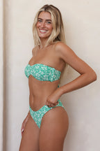 Palm Paradise Bandeau Cheeky Set