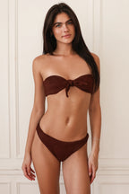 Bunny Knotted Bandeau Bikini Top