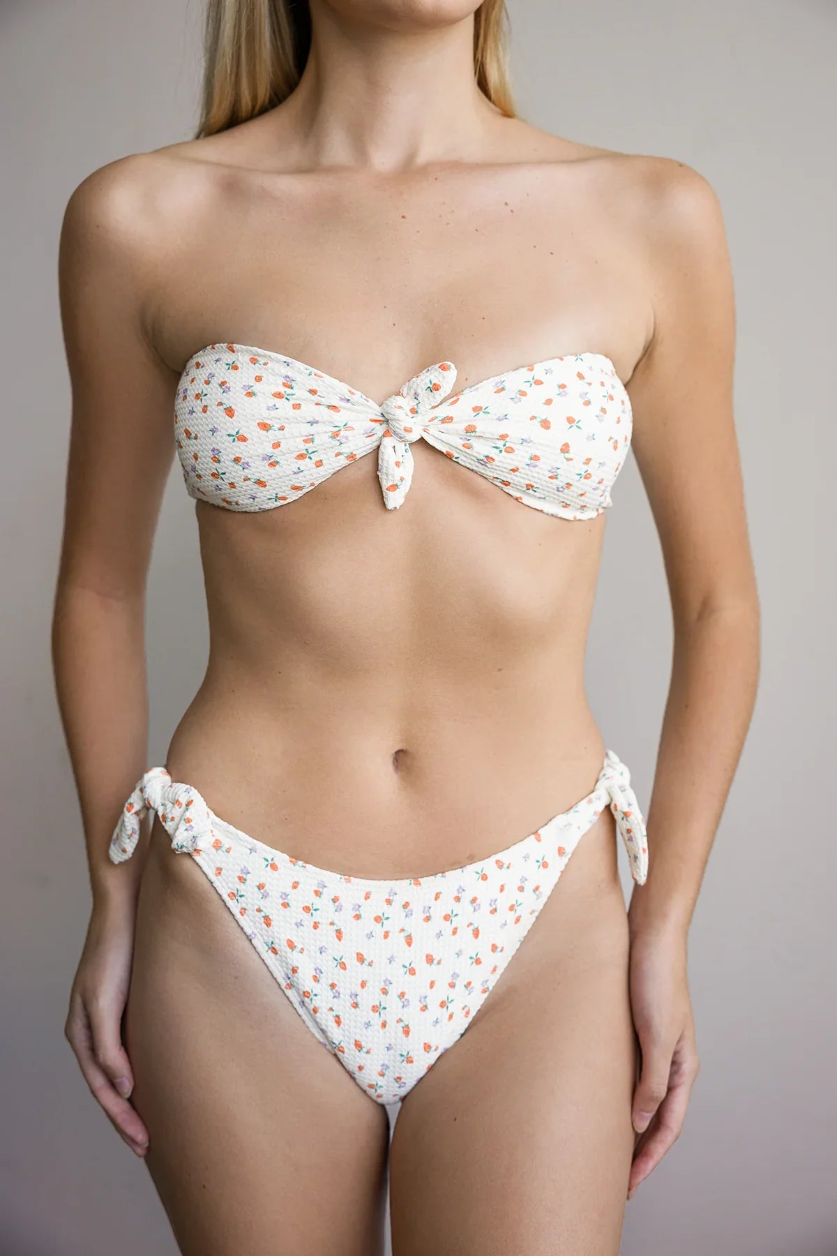 Bunny Knotted Bandeau Bikini Top
