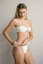 Bunny Knotted Bandeau Bikini Top