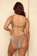 Cacao Bralette Cheeky Set