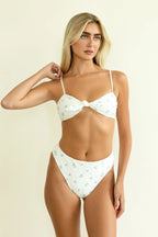 Baby Floral Bandeau Cheeky Set