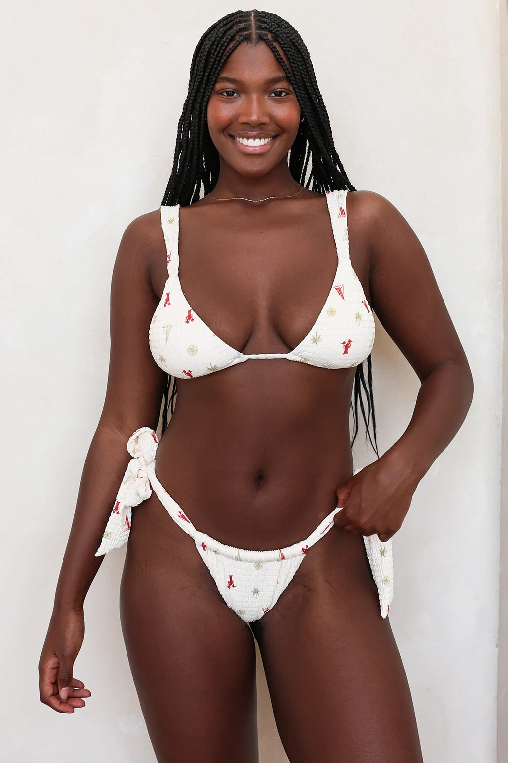 Amber Triangle Bikini Top