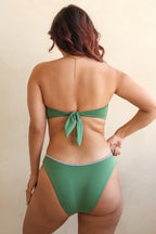 Elm Green Bandeau Cheeky Set