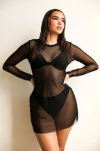 Main Long Sleeve Mesh Character Dress