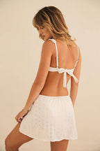 Charmed Mini Slit Skirt