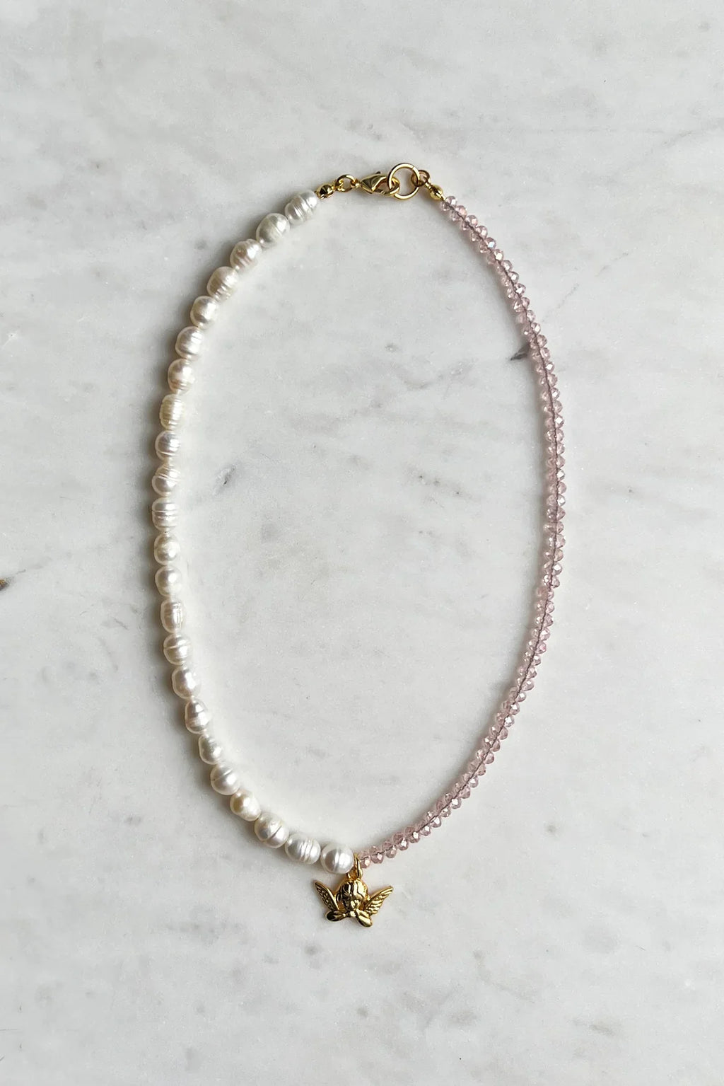 Dreamsbaby Jewels x Dippin Daisys Gold Cherub Necklace