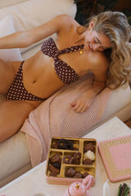 Frankie Asymmetrical  Bandeau Bikini Top