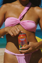 Frankie Asymmetrical Bandeau Bikini Top