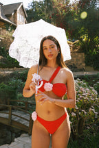 Frankie Asymmetrical Bandeau Bikini Top