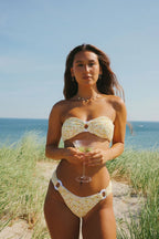 Lotus Bandeau Bikini Top