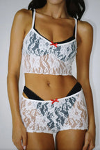 Naomi See Through Lace Top