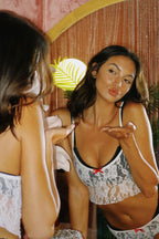 Naomi See Through Lace Top