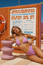 Lavender Triangle Seashore Cheeky Set