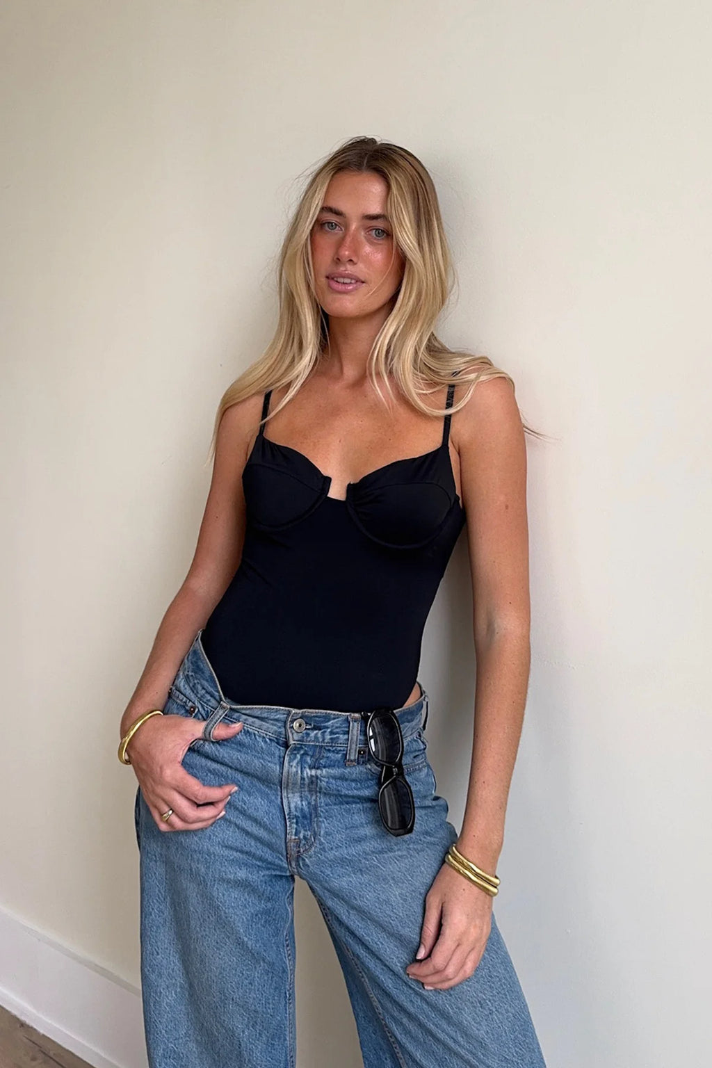 Saltwater Thigh High Cut One Piece