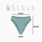 Seashore High Waist Cheeky Bikini Bottom
