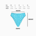 Seashore High Waist Cheeky Bikini Bottom