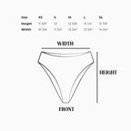 Seashore High Waist Cheeky Bikini Bottom