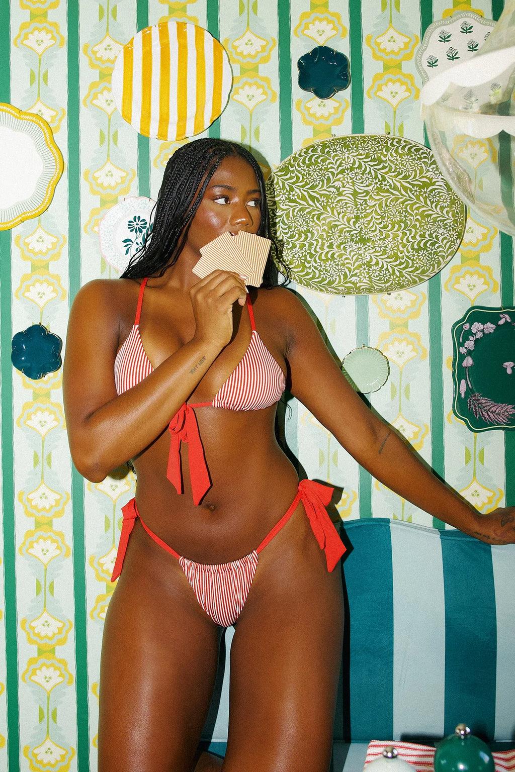 Peppermint Triangle Super Cheeky Set