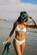 Zen Knotted Triangle Bikini Top