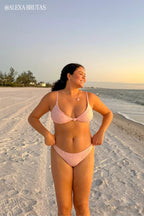 Zen Knotted Triangle Bikini Top